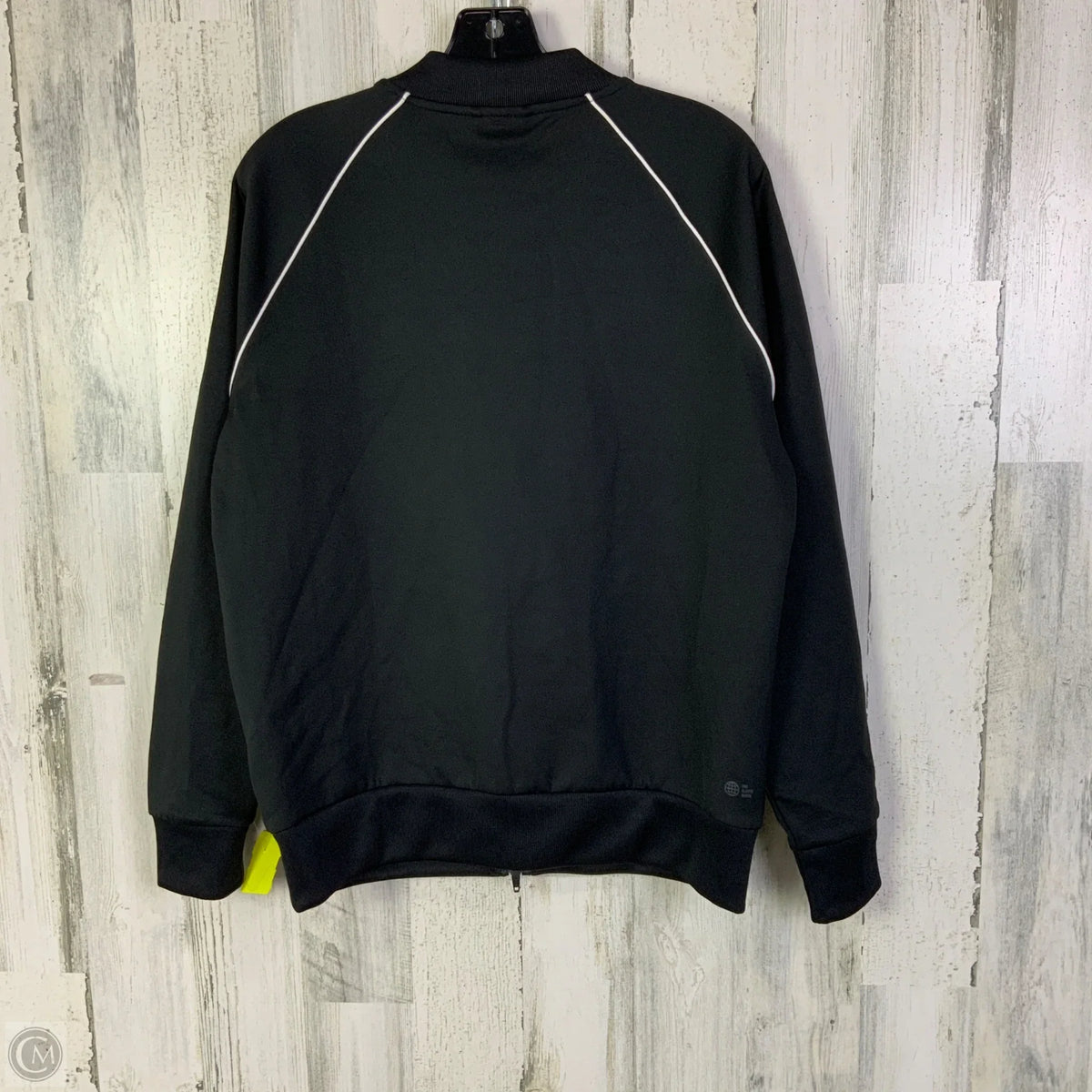 Athletic Jacket By Adidas In Black, Size: L