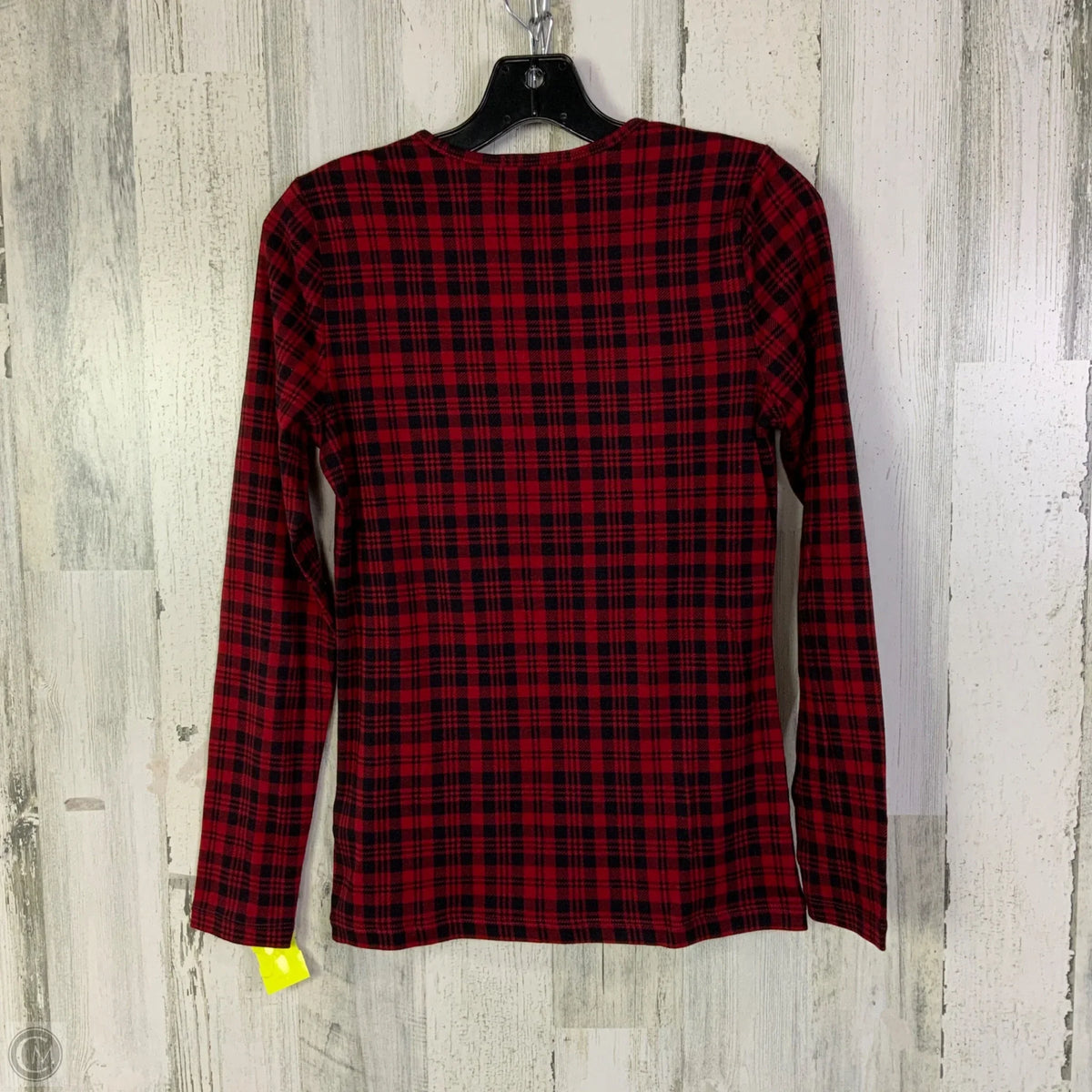 Top Long Sleeve Basic By Lauren By Ralph Lauren In Red, Size: Mp