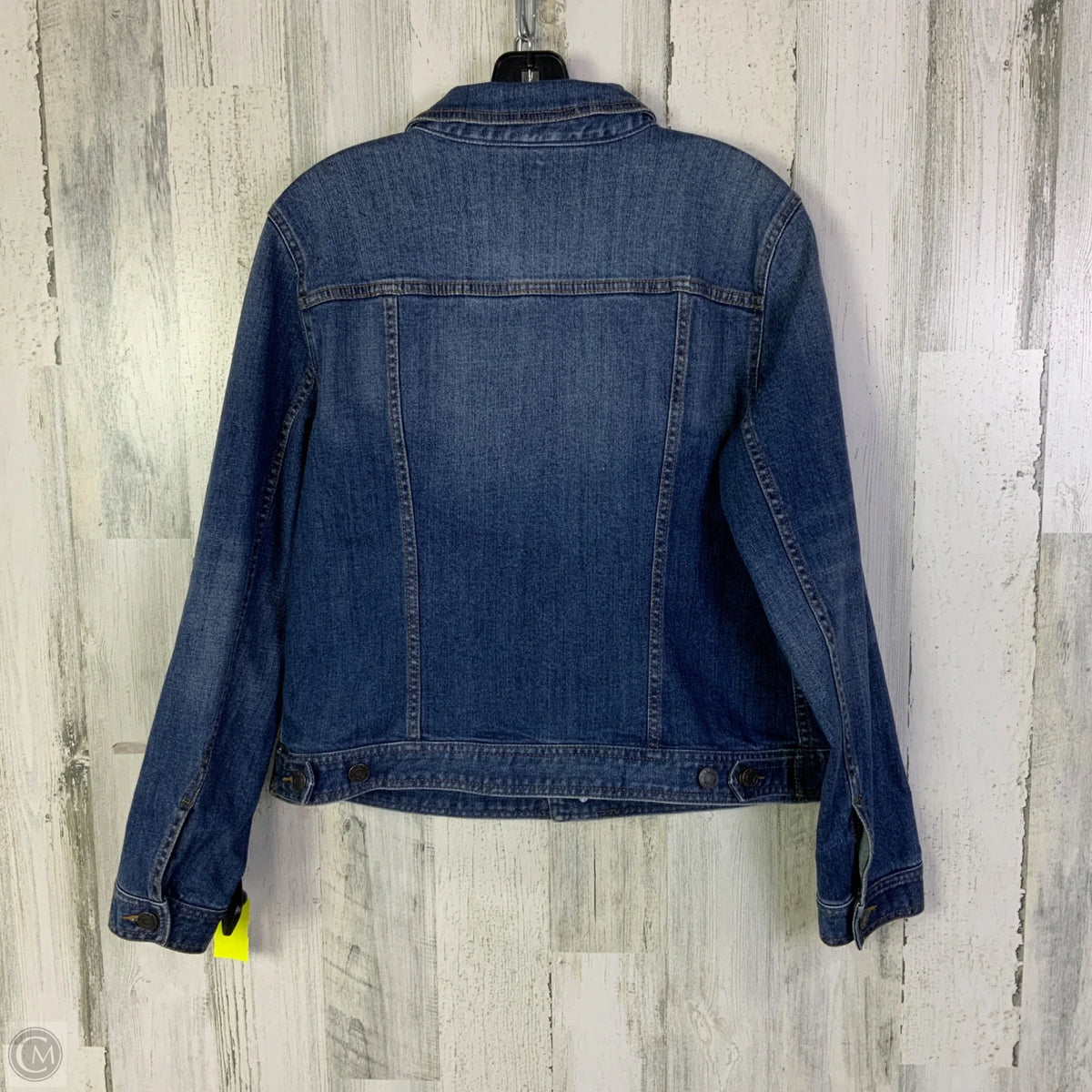 Jacket Denim By Talbots In Blue Denim, Size: L