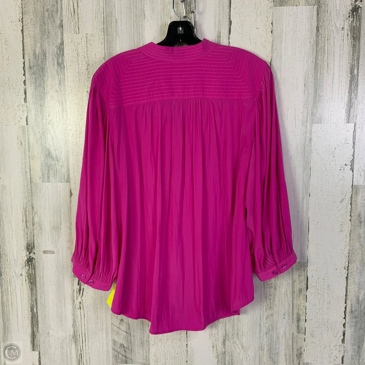 Top Long Sleeve By Chicos In Pink, Size: L
