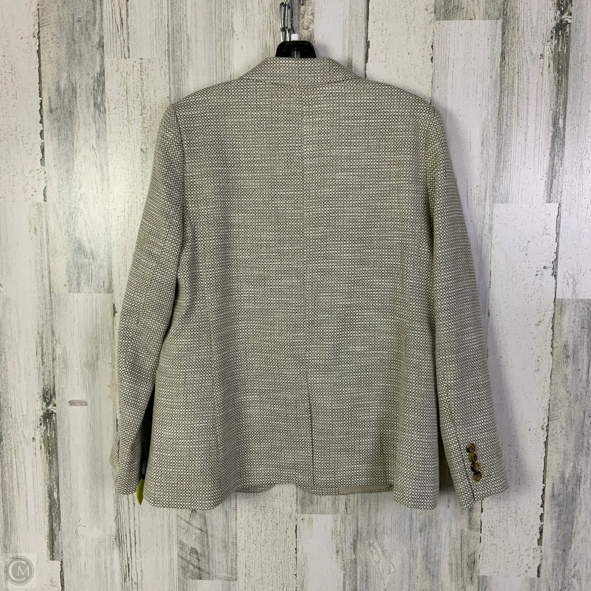 Blazer By Ann Taylor In Cream, Size: Lp