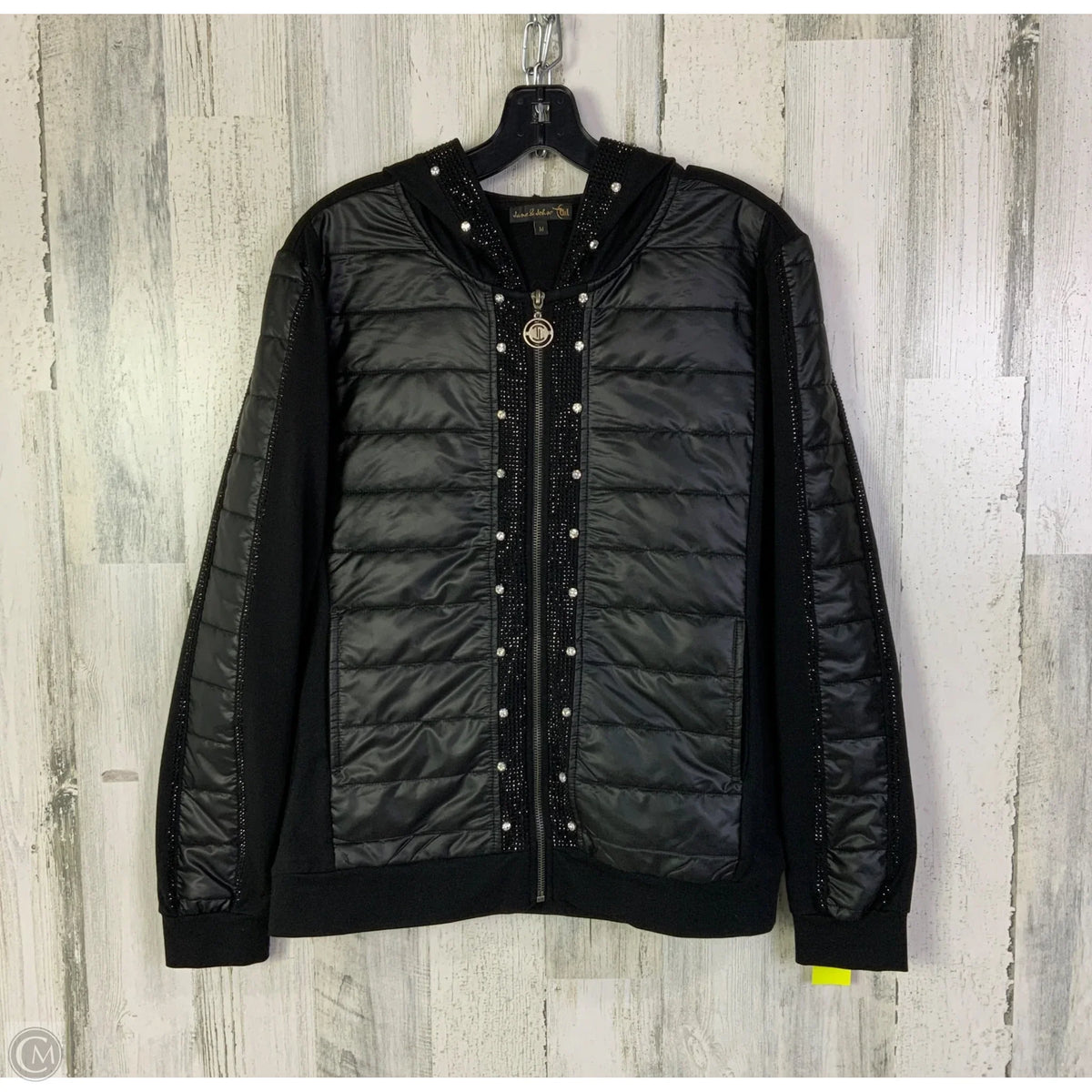Jacket Puffer & Quilted By Clothes Mentor In Black, Size: M