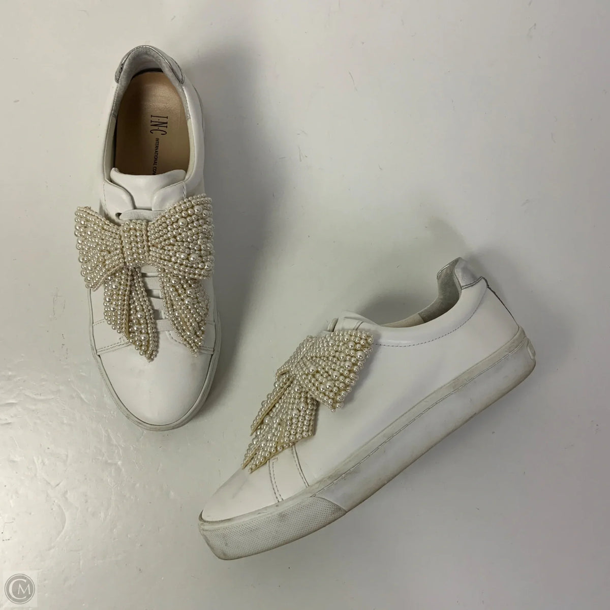 Shoes Sneakers By Inc In White, Size: 7