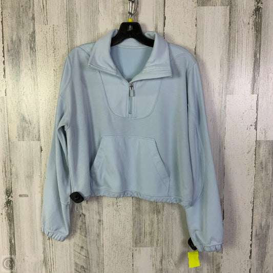 Athletic Sweatshirt Collar By Lululemon In Blue, Size: 6