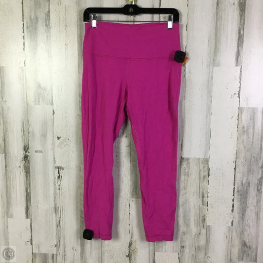 Athletic Leggings By Lululemon In Pink, Size: 10