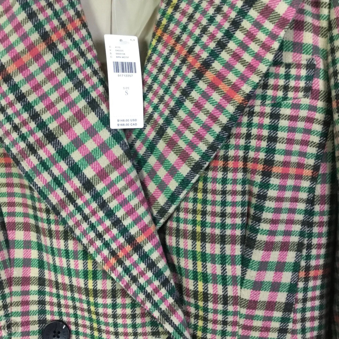 Jacket Other By Avec Les Filles In Brown & Pink, Size: S