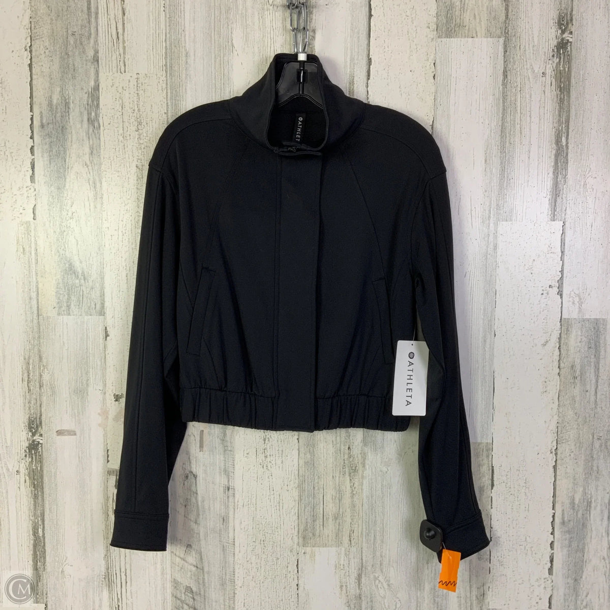 Athletic Jacket By Athleta In Black, Size: Xxs