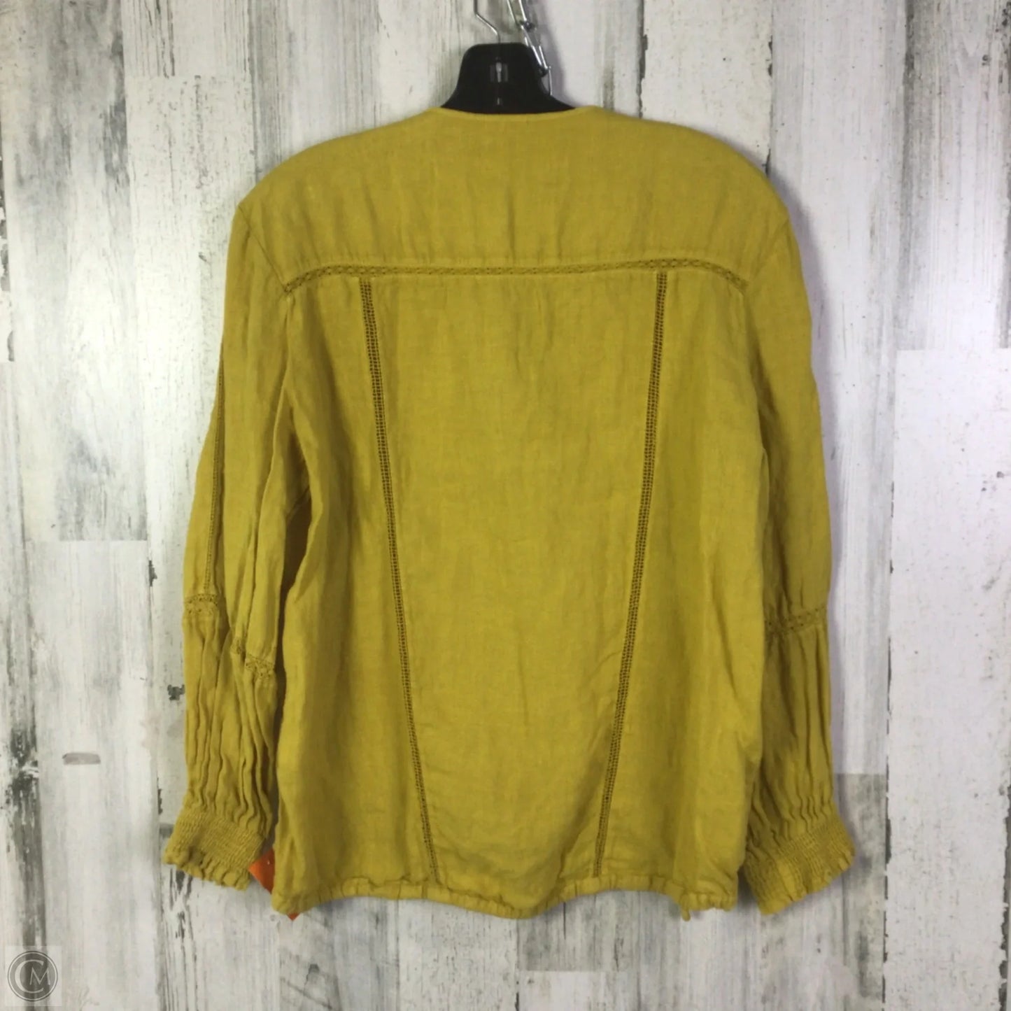 Cardigan By Zara Basic In Yellow, Size: S