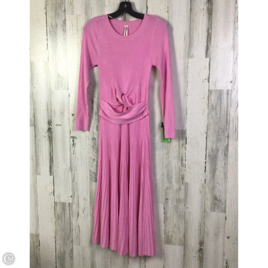Dress Casual Maxi By Anthropologie In Pink, Size: S