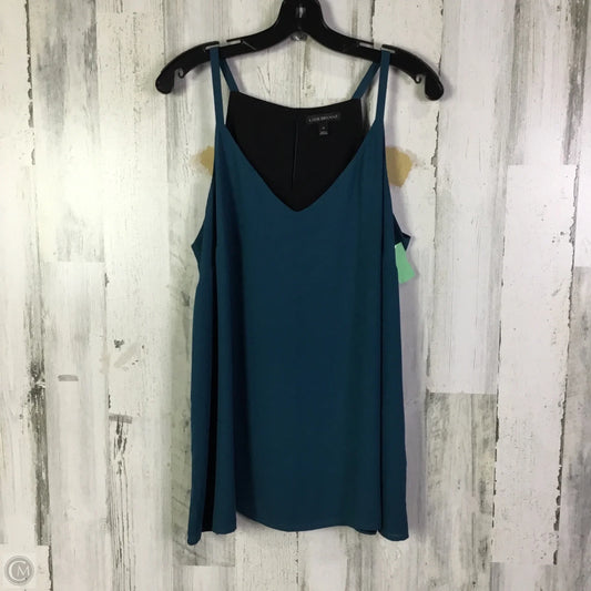 Top Sleeveless By Lane Bryant In Teal, Size: Xl