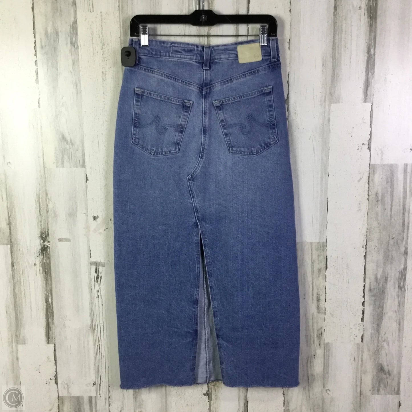 Skirt Maxi By Ag Jeans In Blue Denim, Size: 6