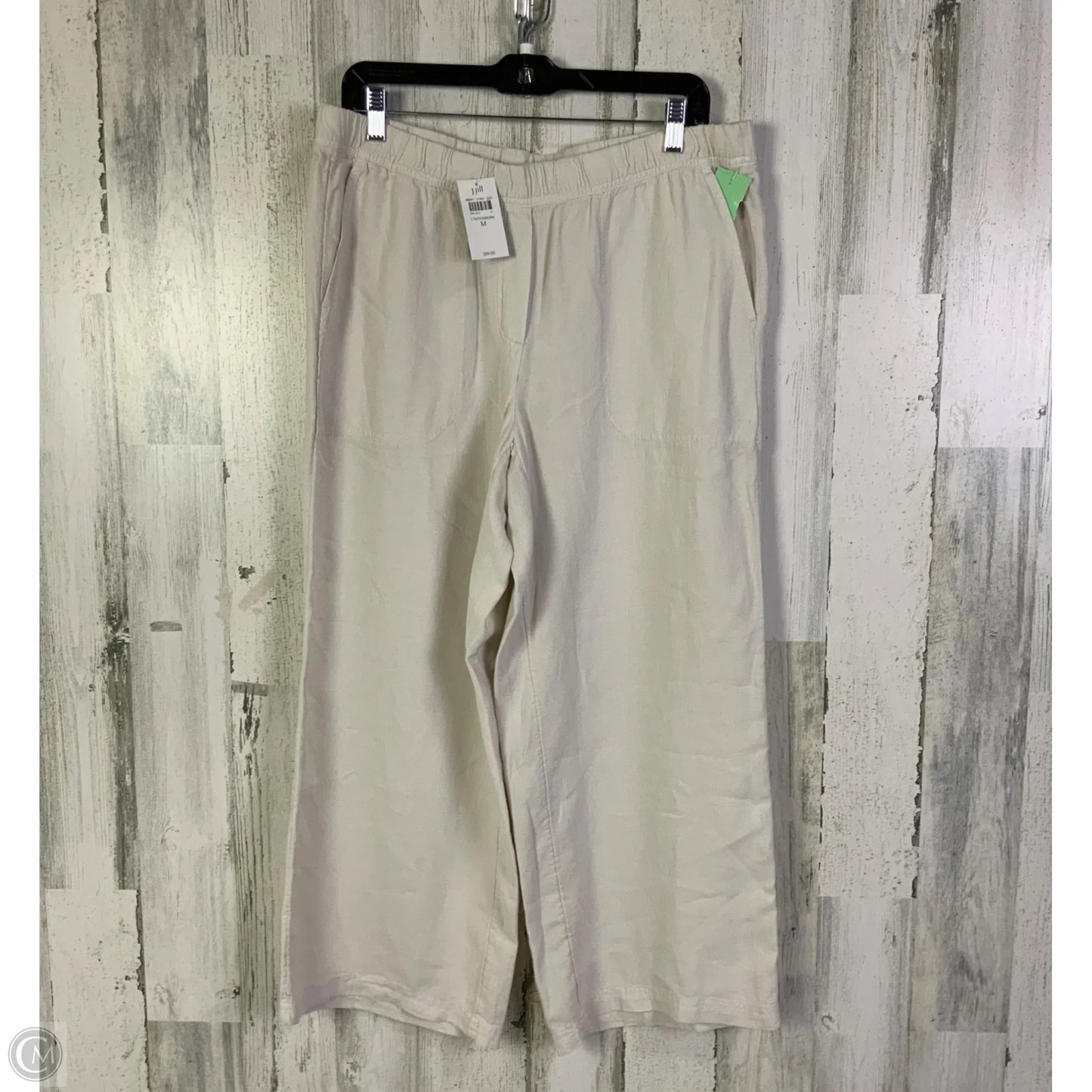 Pants Cropped By J. Jill In Cream, Size: 8