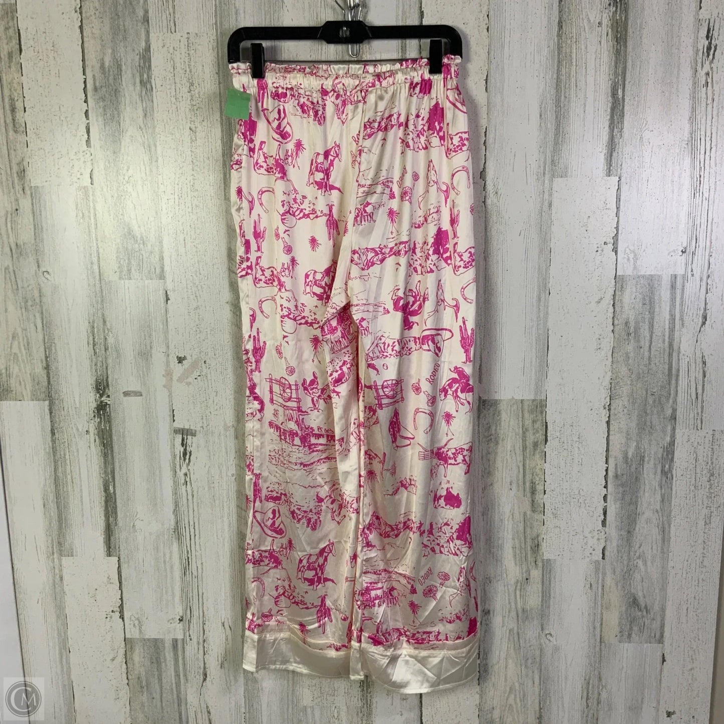 Pajamas 2pc By Clothes Mentor In Cream & Pink, Size: S