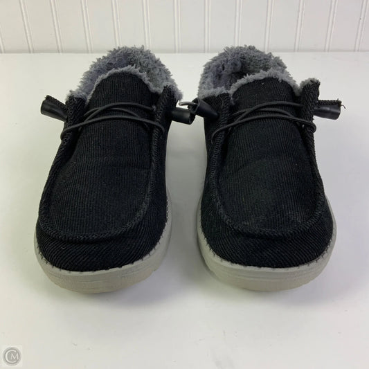 Shoes Flats By Hey Dude In Black, Size: 7