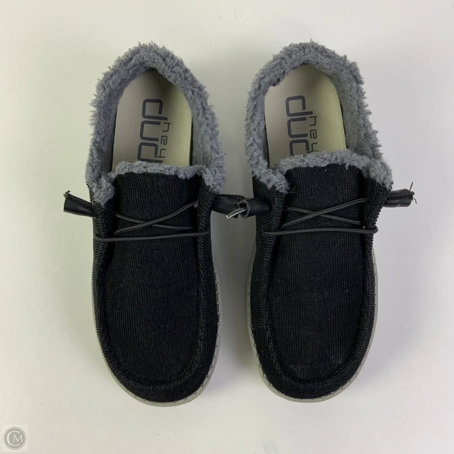 Shoes Flats By Hey Dude In Black, Size: 7