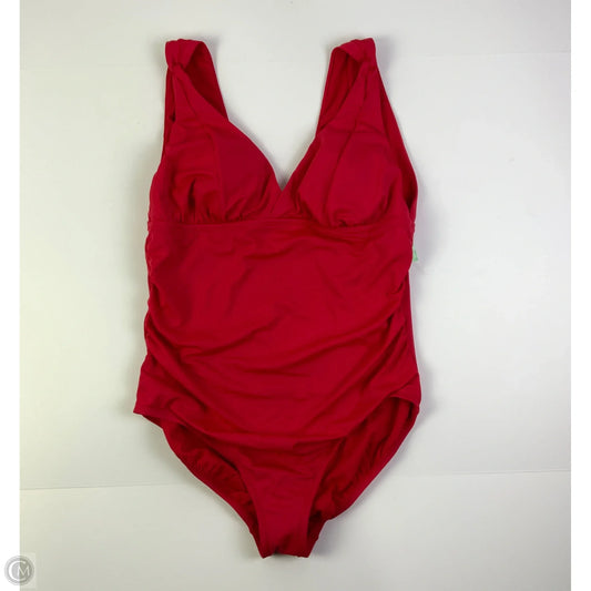 Swimsuit By Time And Tru In Red, Size: Xl