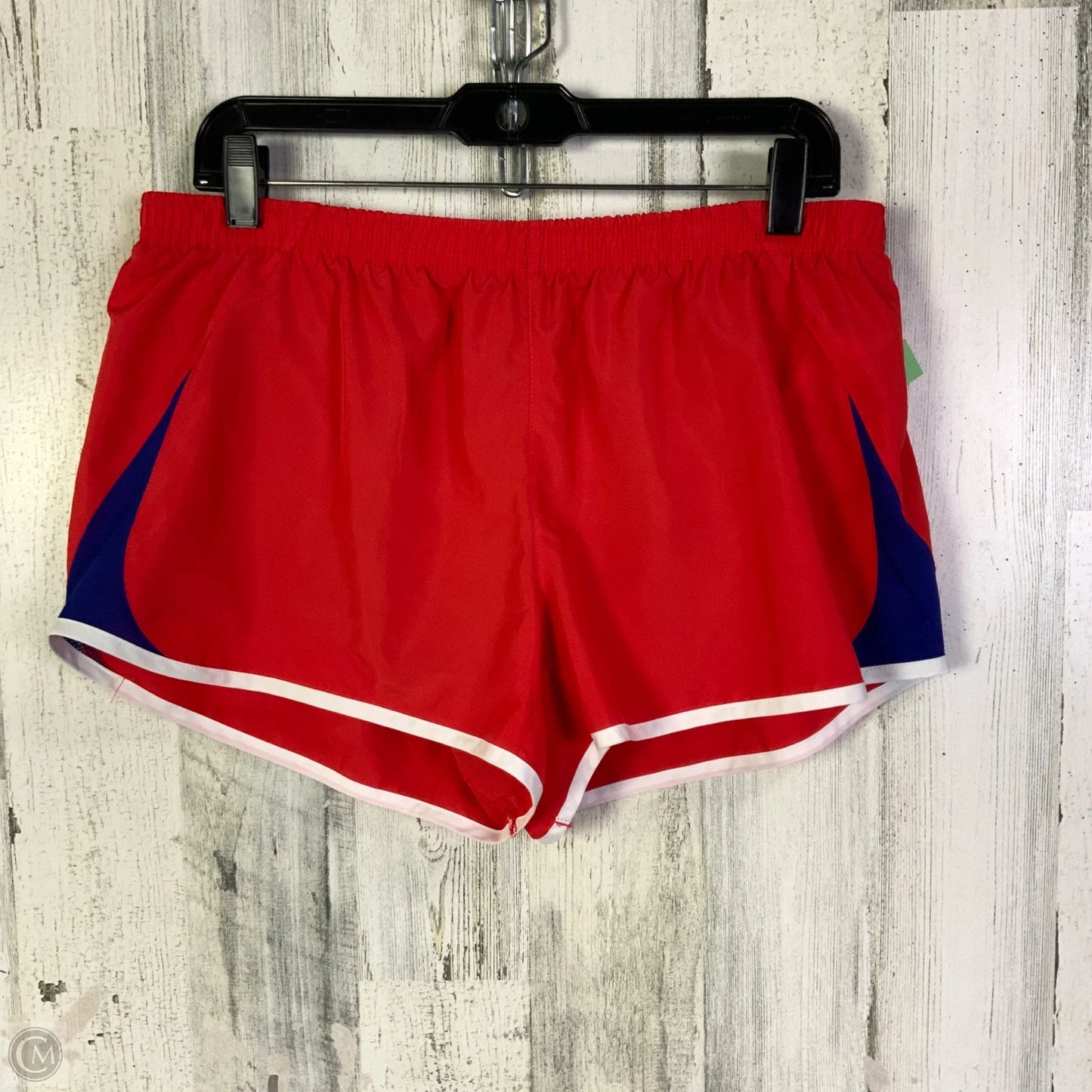 Athletic Shorts By Nike Apparel In Blue & Red, Size: L