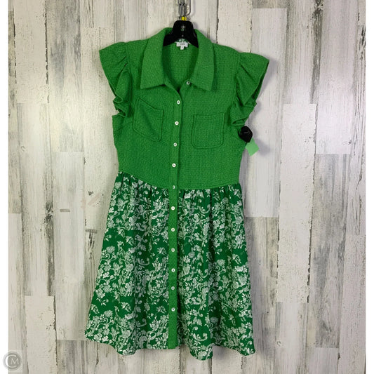 Dress Casual Short By Voy In Green, Size: S