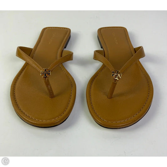 Sandals Designer By Tory Burch In Brown, Size: 6