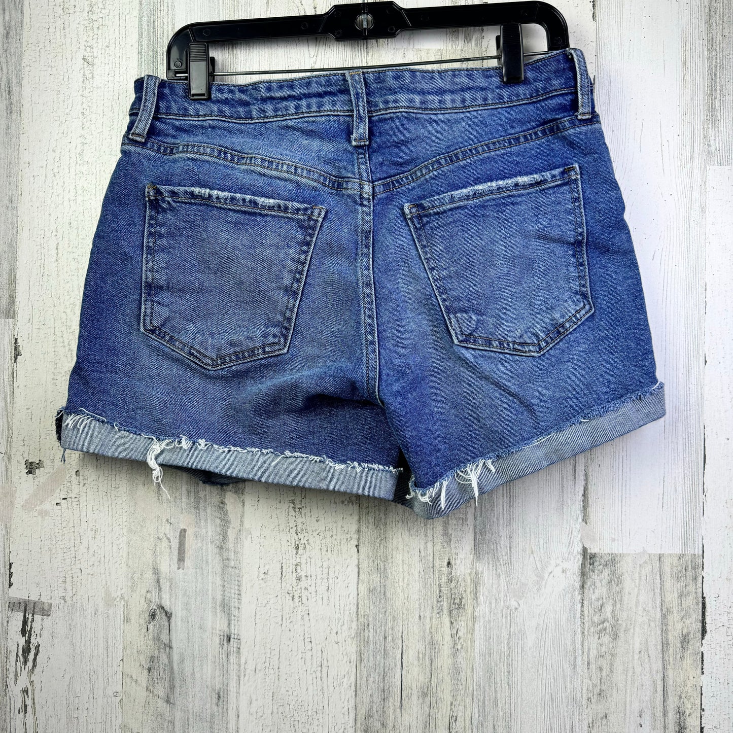Blue Denim Shorts Kut, Size 8