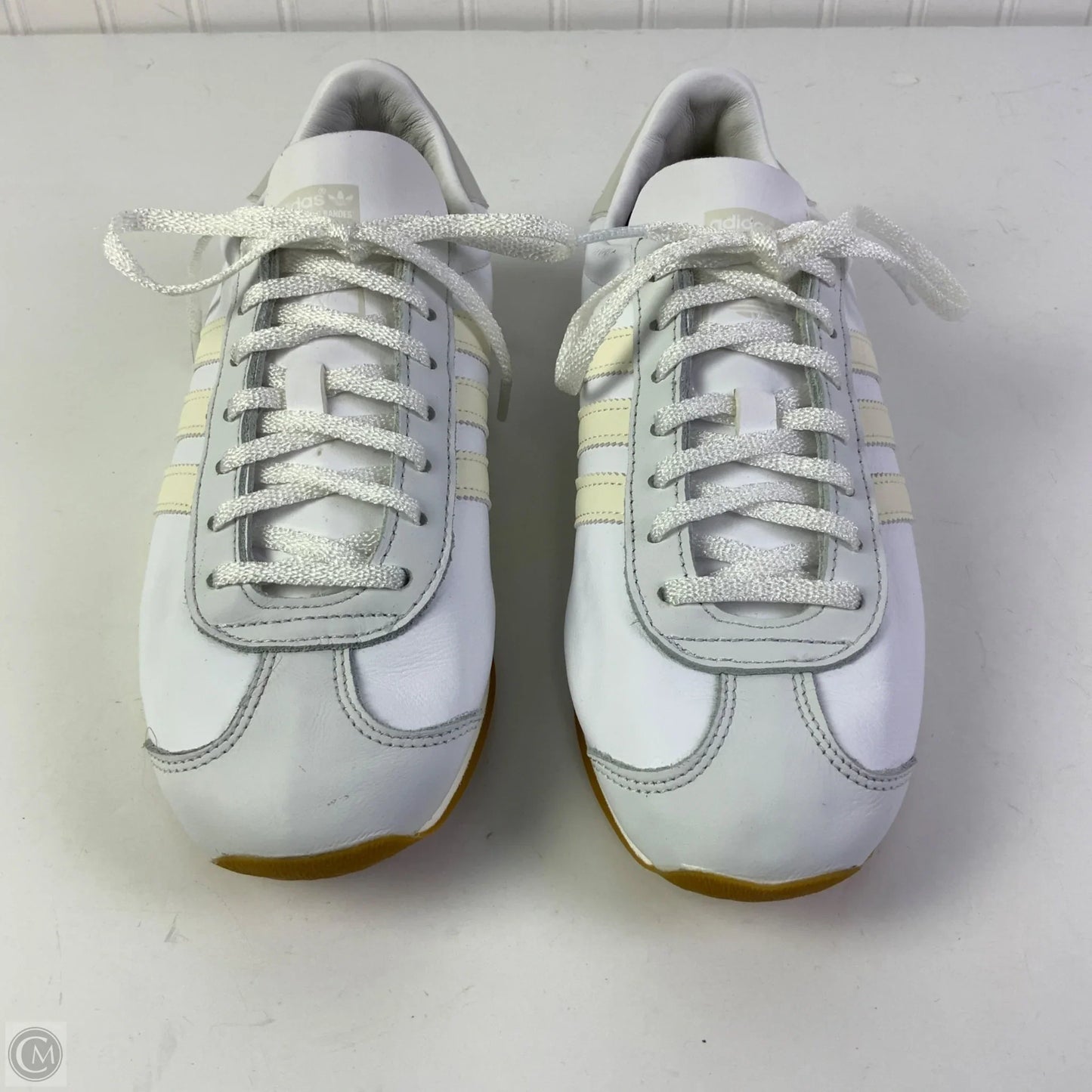 Shoes Athletic By Adidas In White, Size: 9