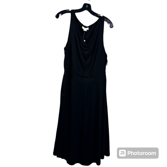 Black Dress Casual Midi Maeve, Size M