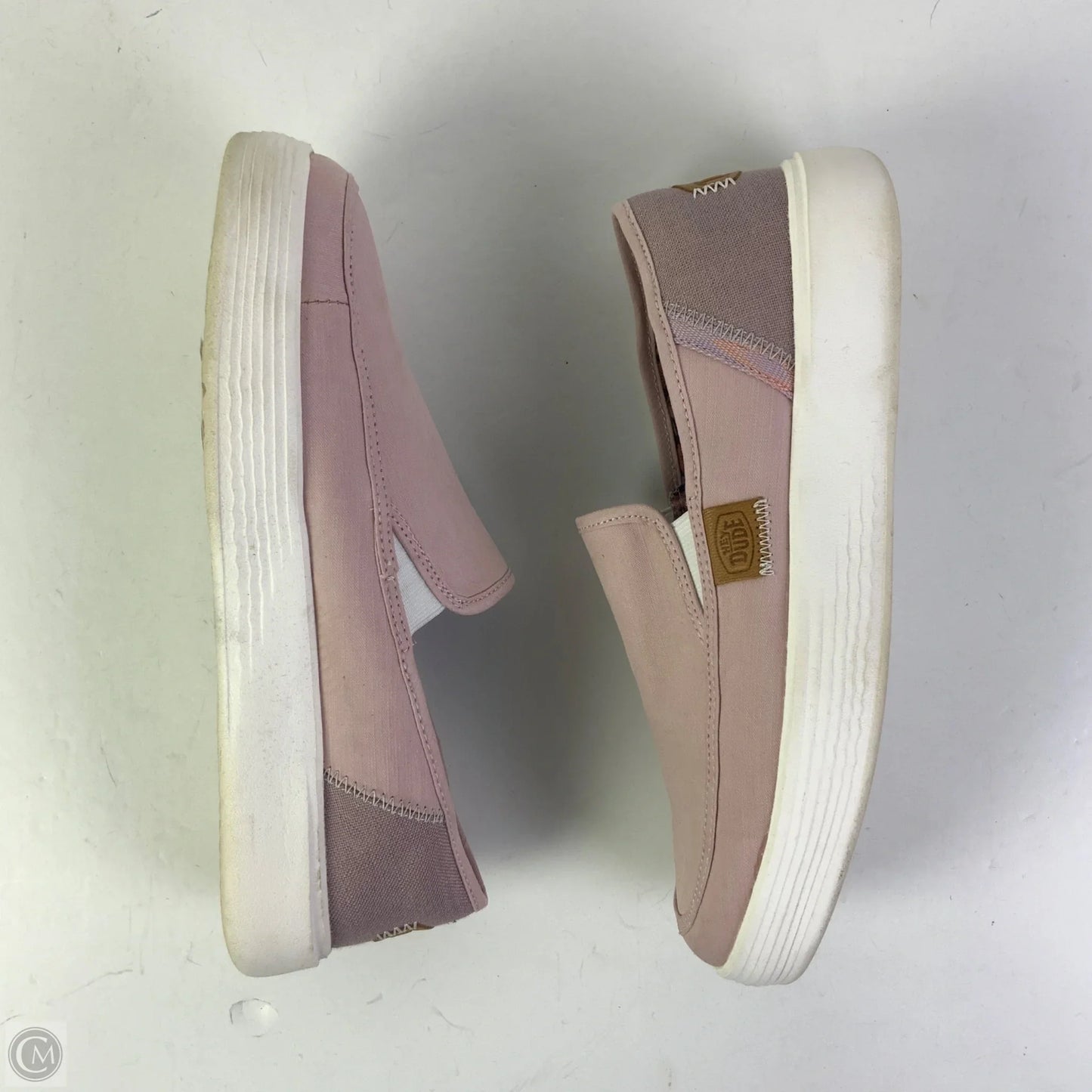 Shoes Flats By Hey Dude In Pink, Size: 10