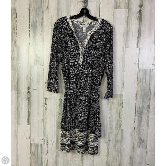 Dress Work By White House Black Market In Black & White, Size: Xl