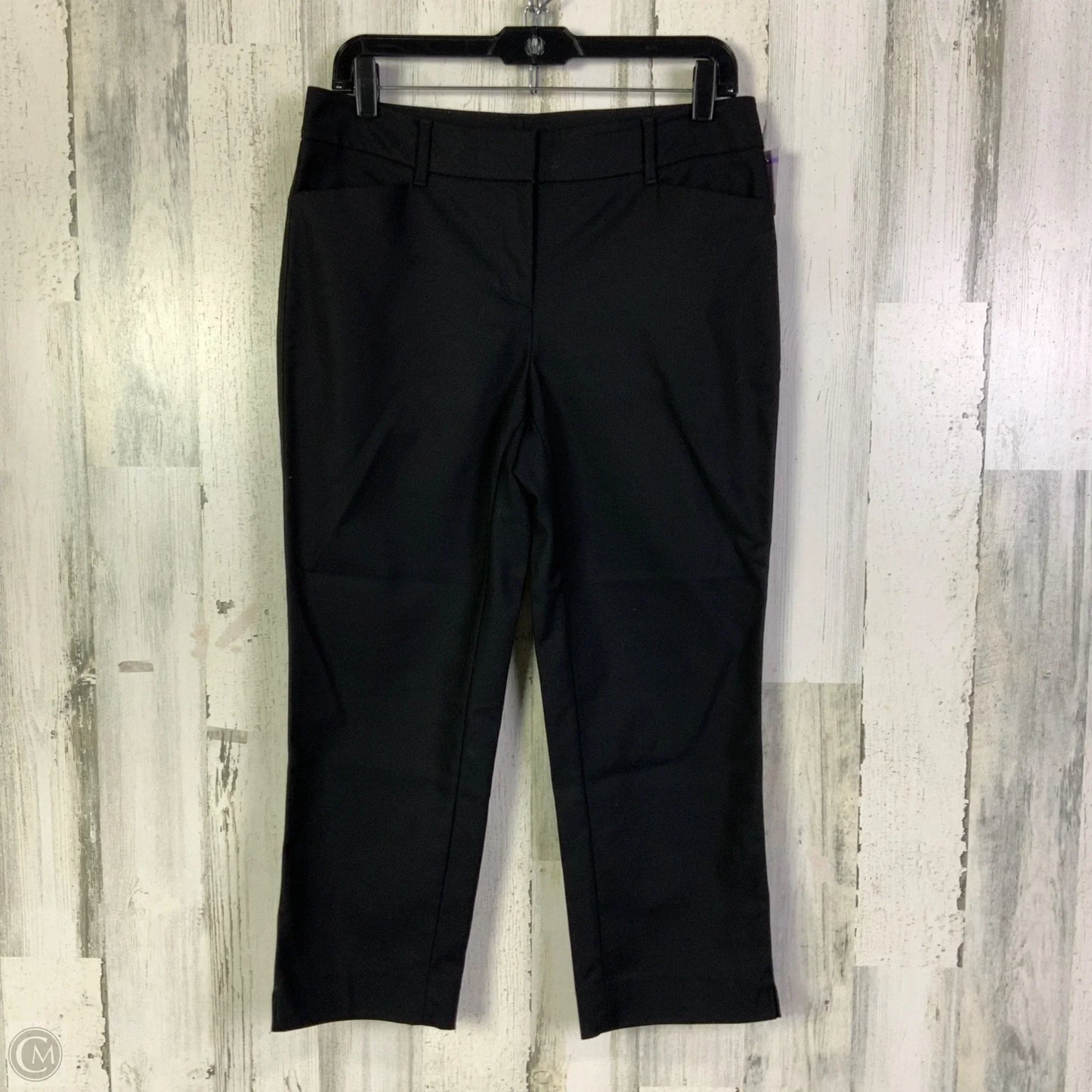 Pants Cropped By White House Black Market In Black, Size: 6