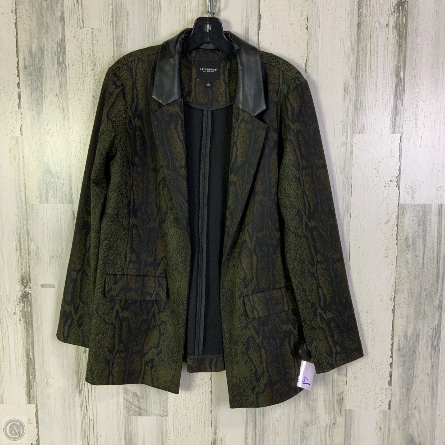 Blazer By Liverpool In Camouflage Print, Size: M