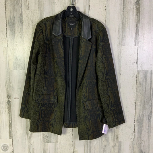 Blazer By Liverpool In Camouflage Print, Size: M