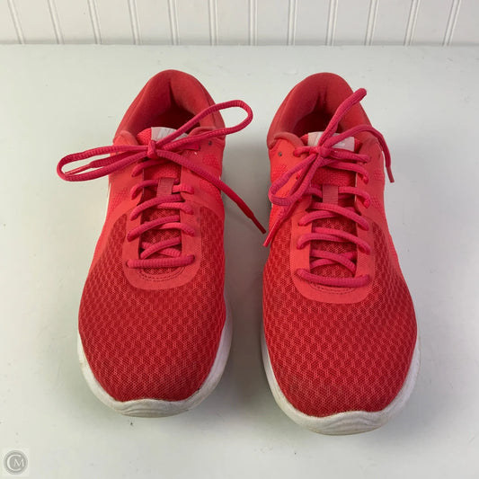 Shoes Athletic By Nike In Coral, Size: 10