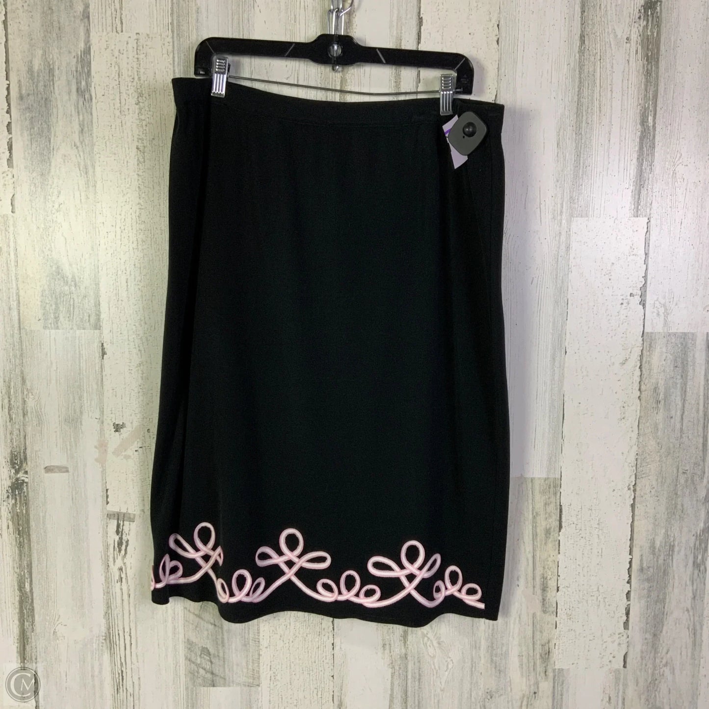 Skirt Set 2pc By Ming Wang In Black, Size: 16