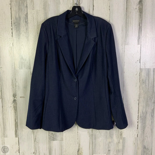 Blazer By Investments In Navy, Size: 1x