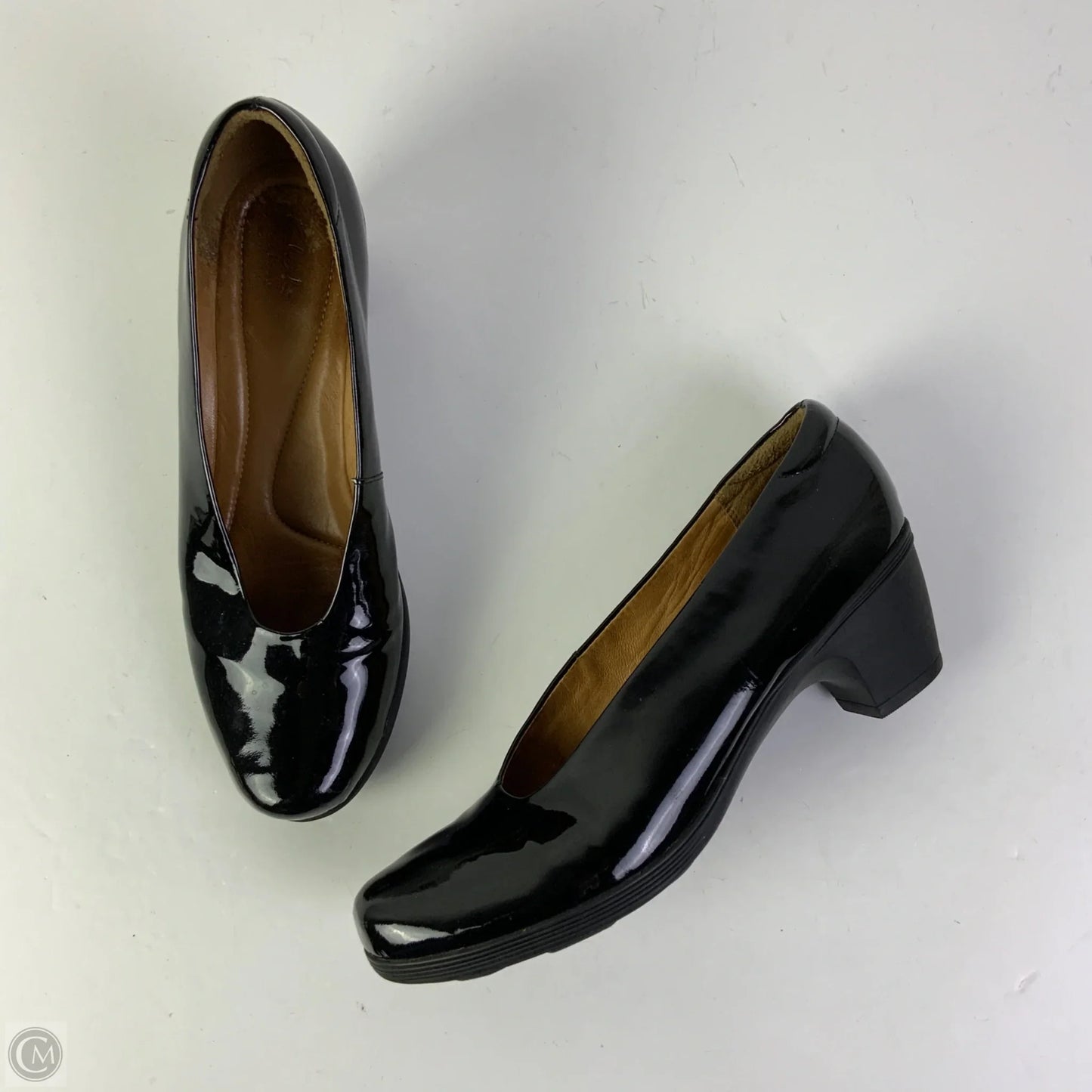 Shoes Heels Block By Clarks In Black, Size: 10