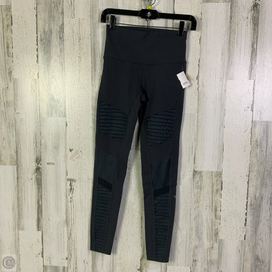 Athletic Leggings By Alo In Grey, Size: S