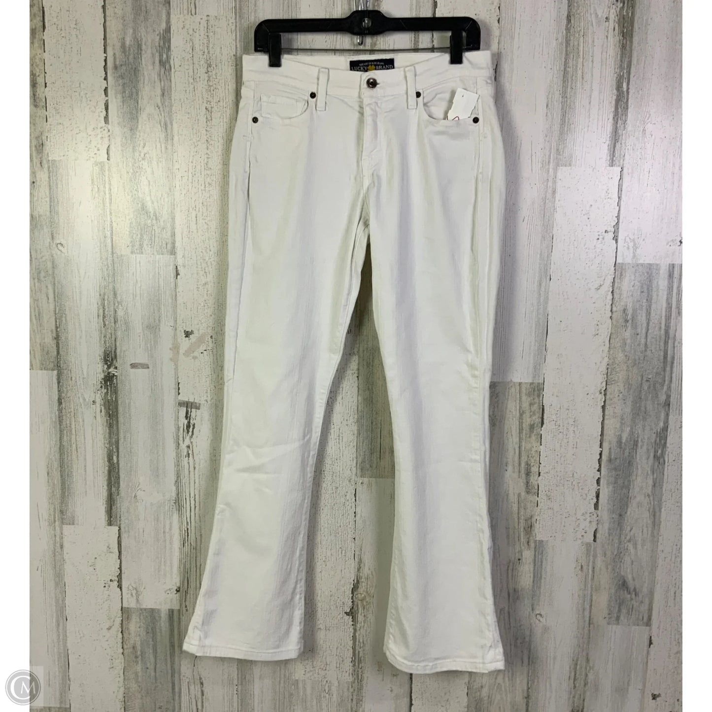 Jeans Boot Cut By Lucky Brand In White, Size: 6