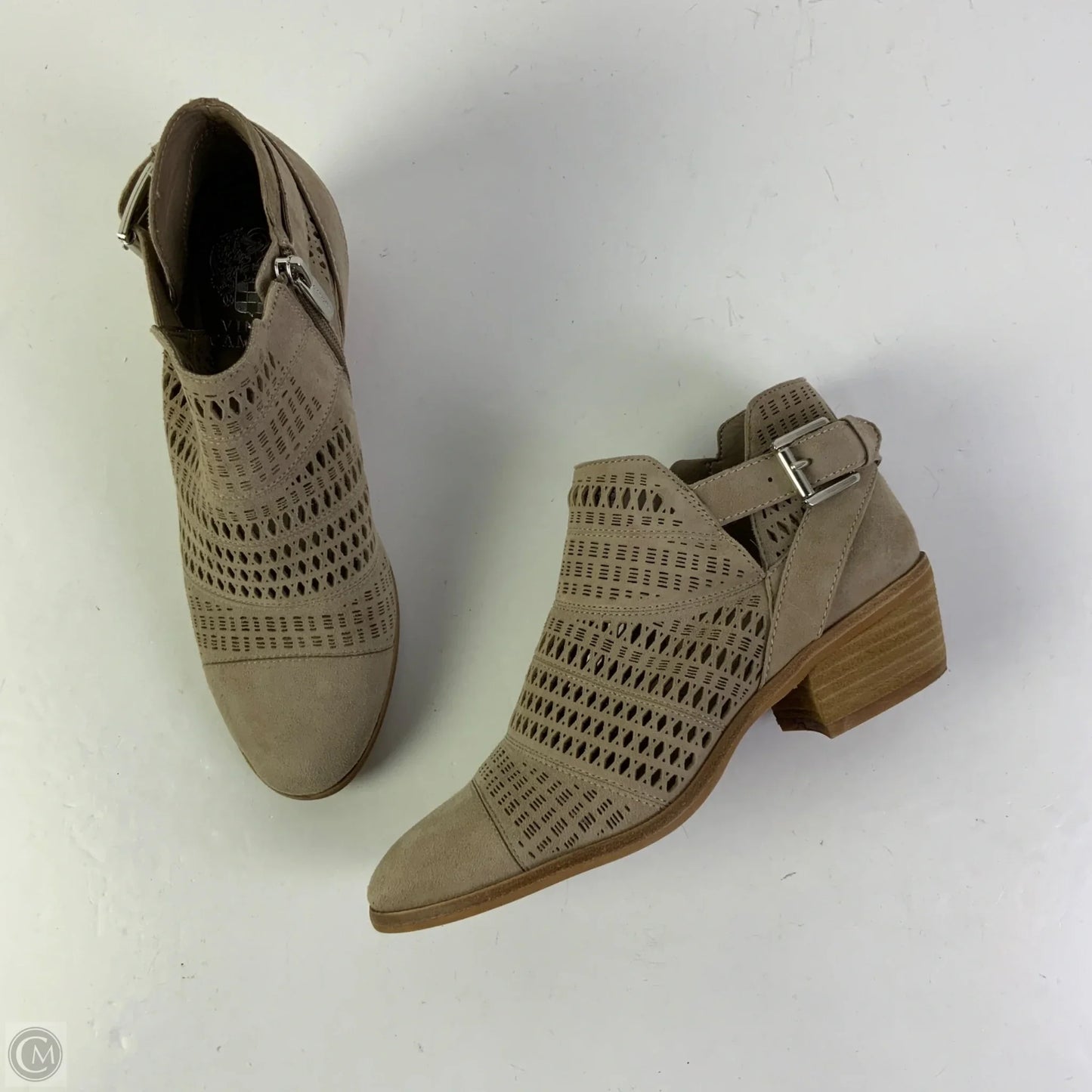 Boots Ankle Flats By Vince Camuto In Tan, Size: 6.5