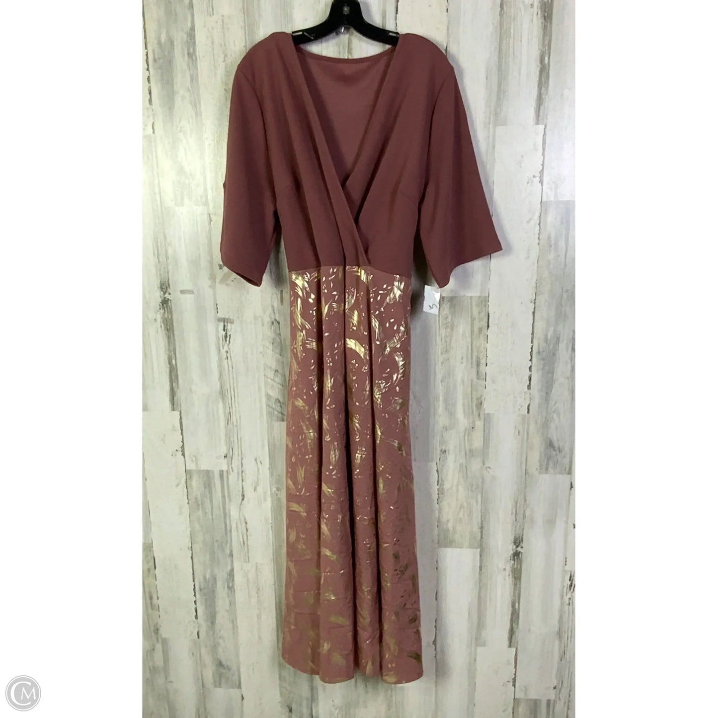Dress Casual Maxi By Shein In Mauve, Size: 3x