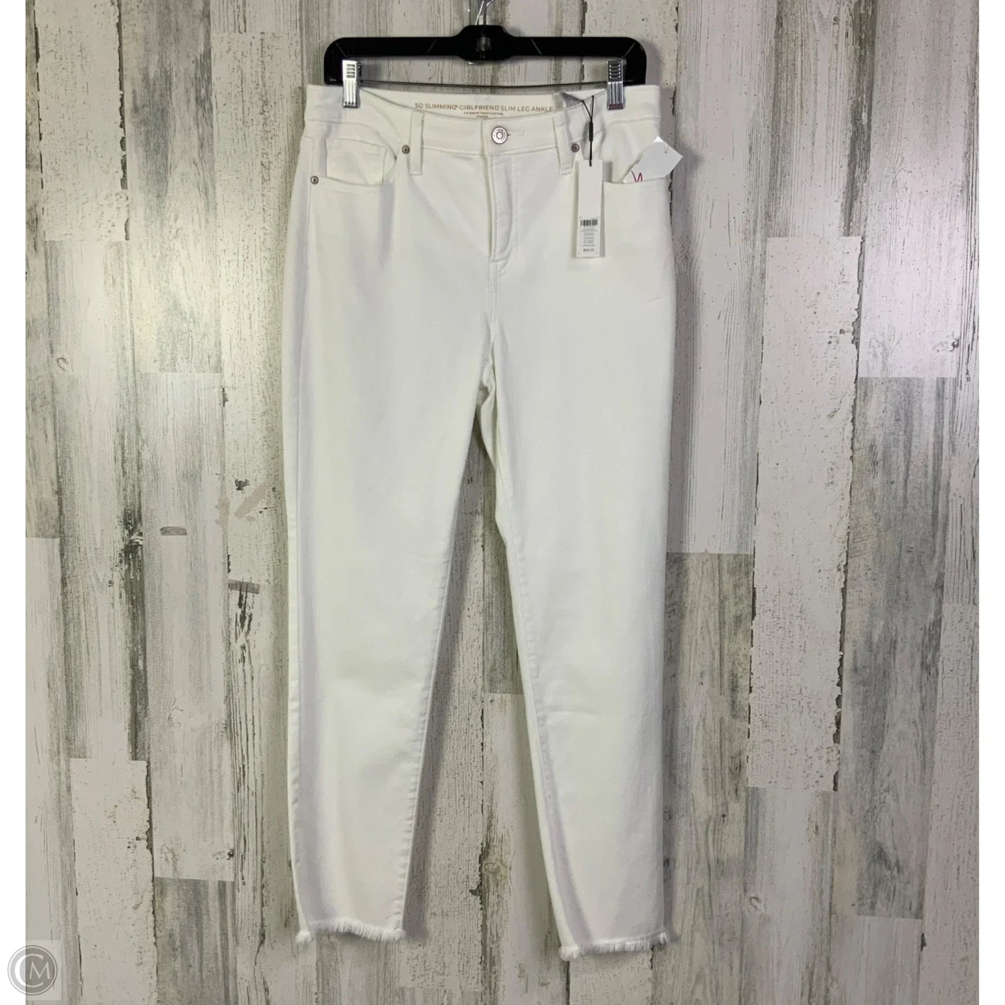 Jeans Skinny By Chicos In White, Size: 6