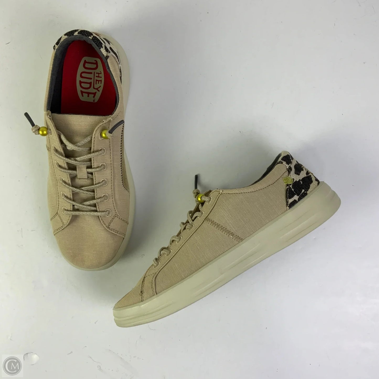 Shoes Flats By Hey Dude In Tan, Size: 9