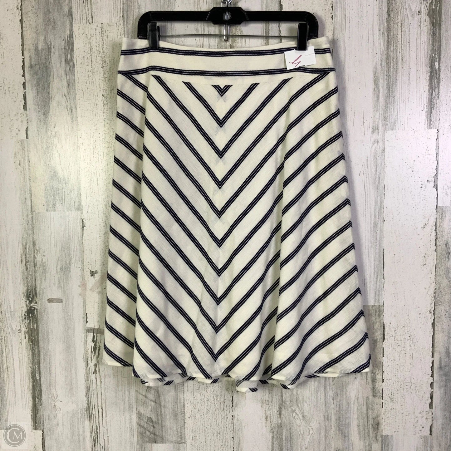 Skirt Mini & Short By Talbots In Blue & White, Size: 10