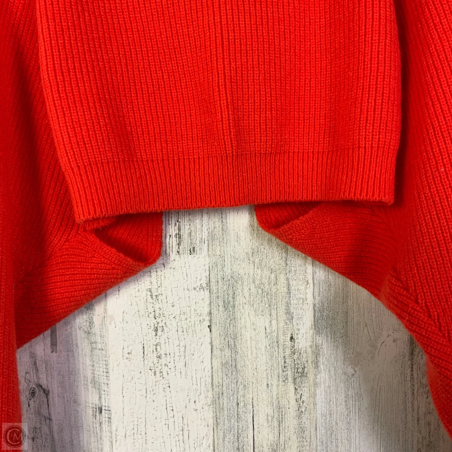 Sweater Cardigan By Pilcro In Orange, Size: Osfm