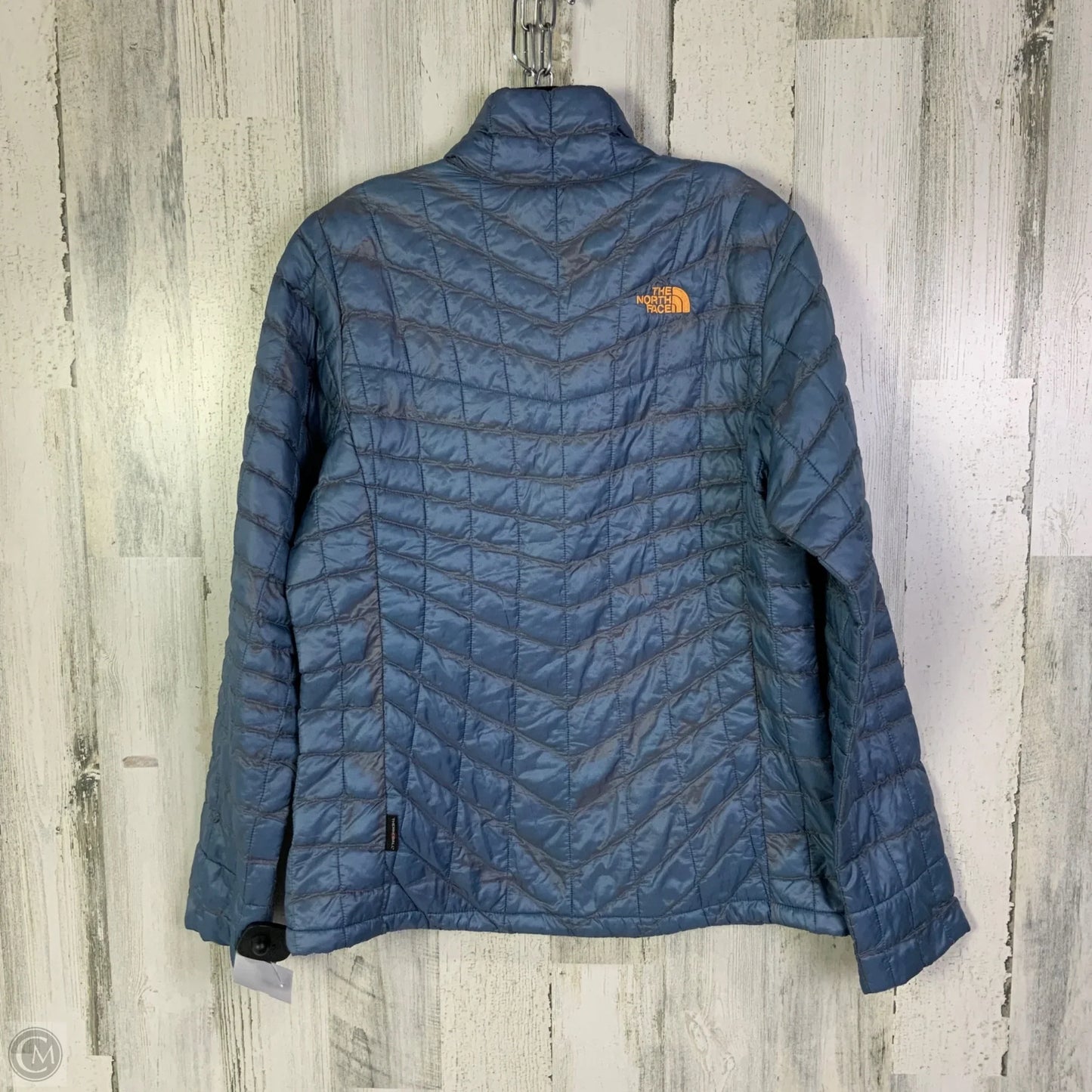 Jacket Puffer & Quilted By The North Face In Blue & Orange, Size: M