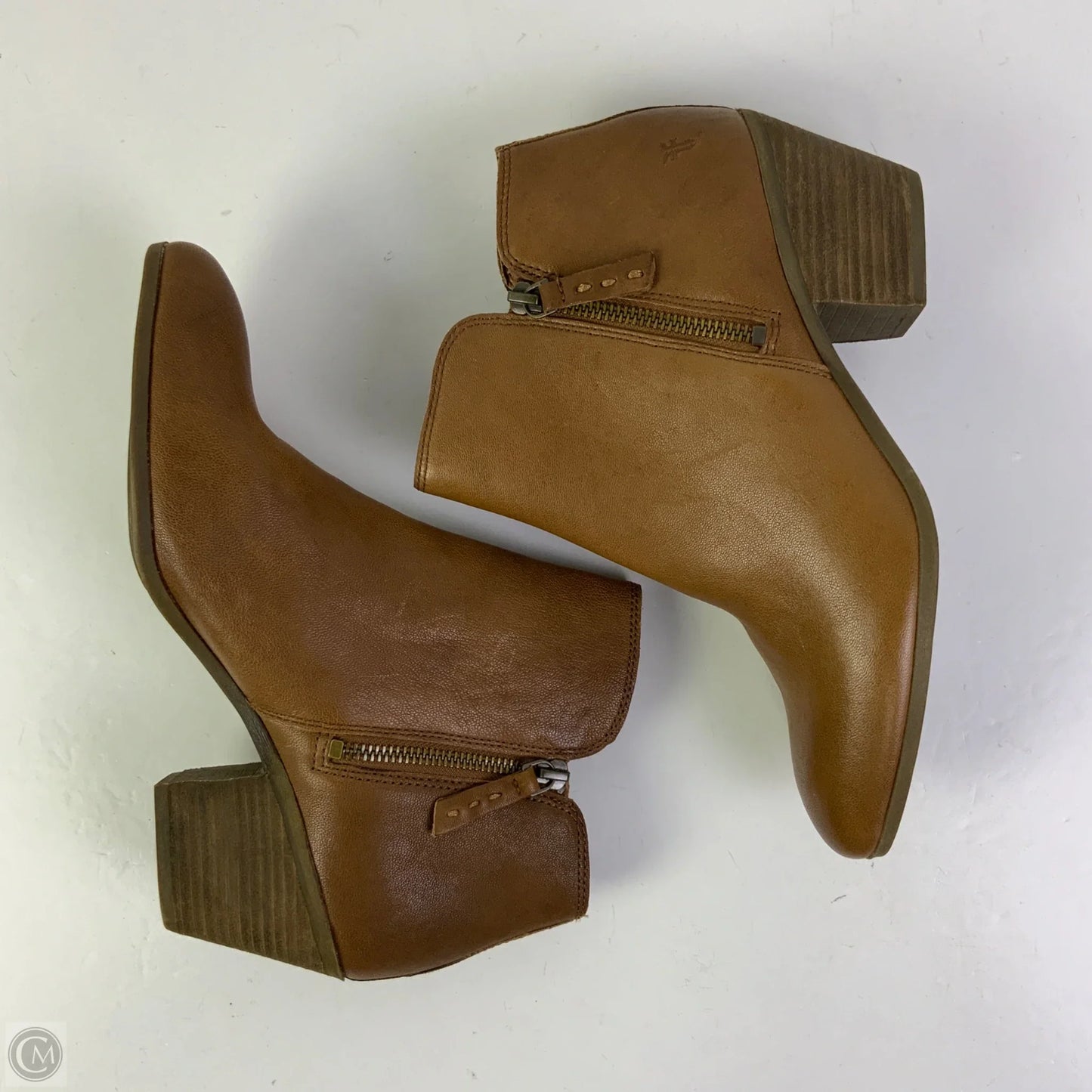 Boots Designer By Frye In Brown, Size: 9