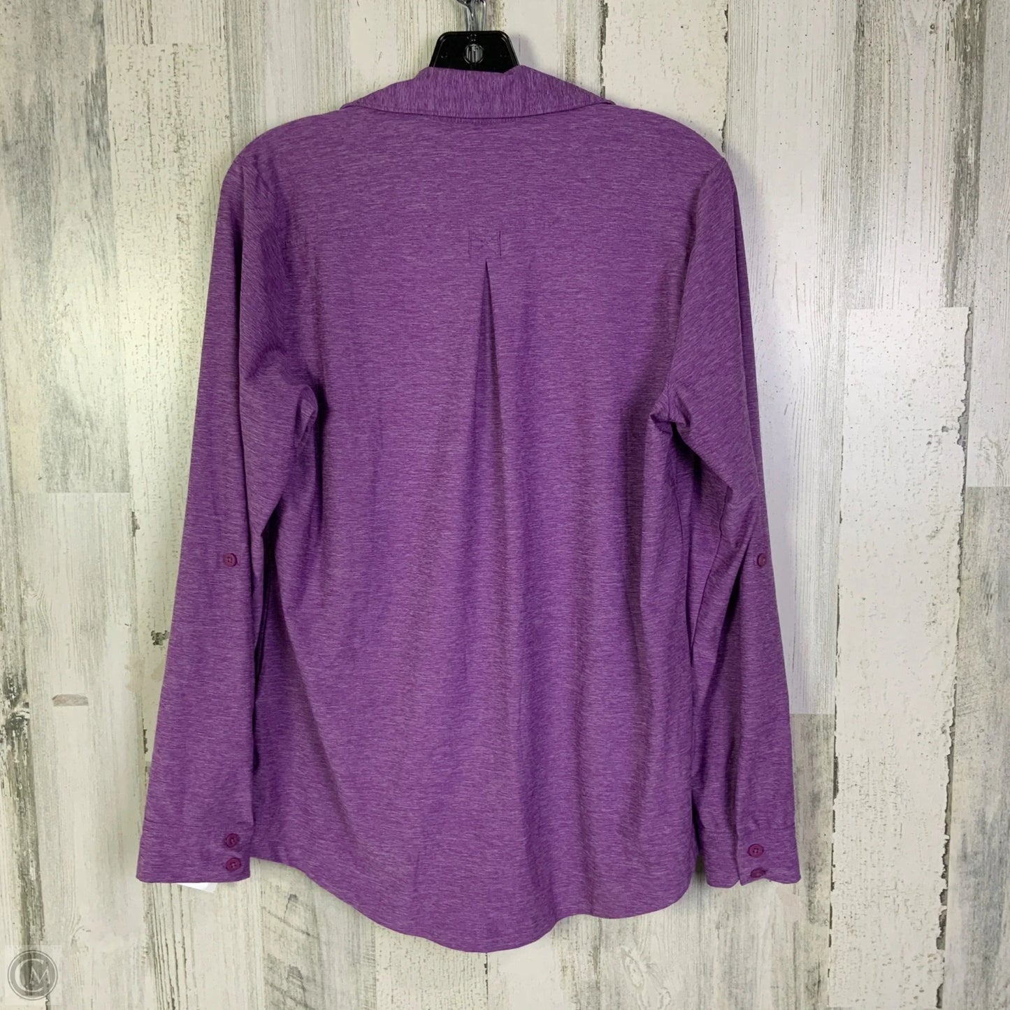 Top Long Sleeve By Eddie Bauer In Purple, Size: M