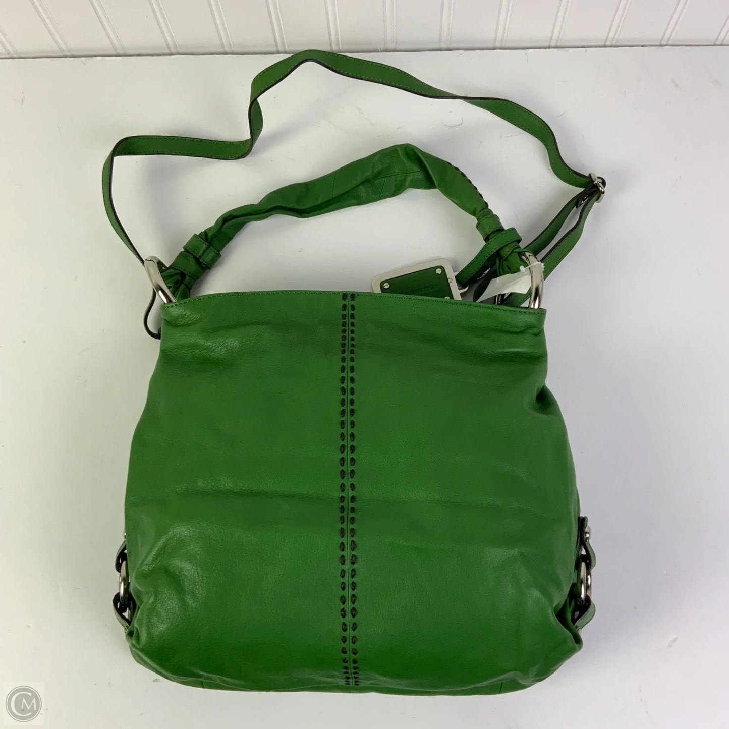 Handbag Leather By B. Makowsky, Size: Medium