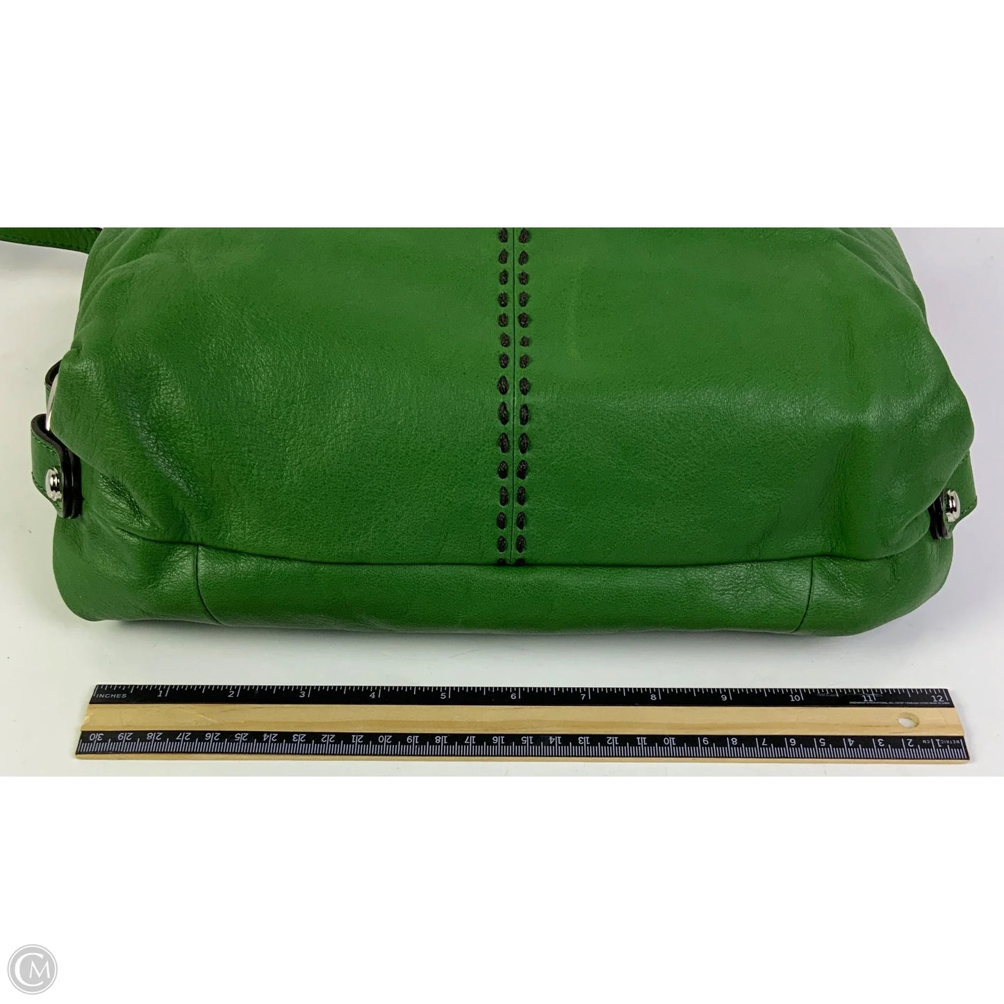 Handbag Leather By B. Makowsky, Size: Medium