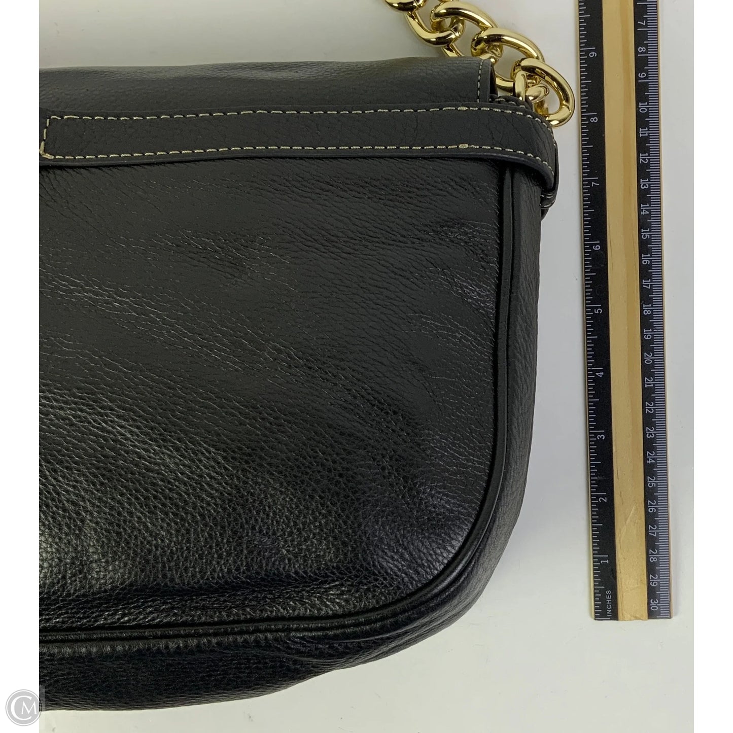 Handbag Leather By Isaac Mizrahi Live Qvc, Size: Medium