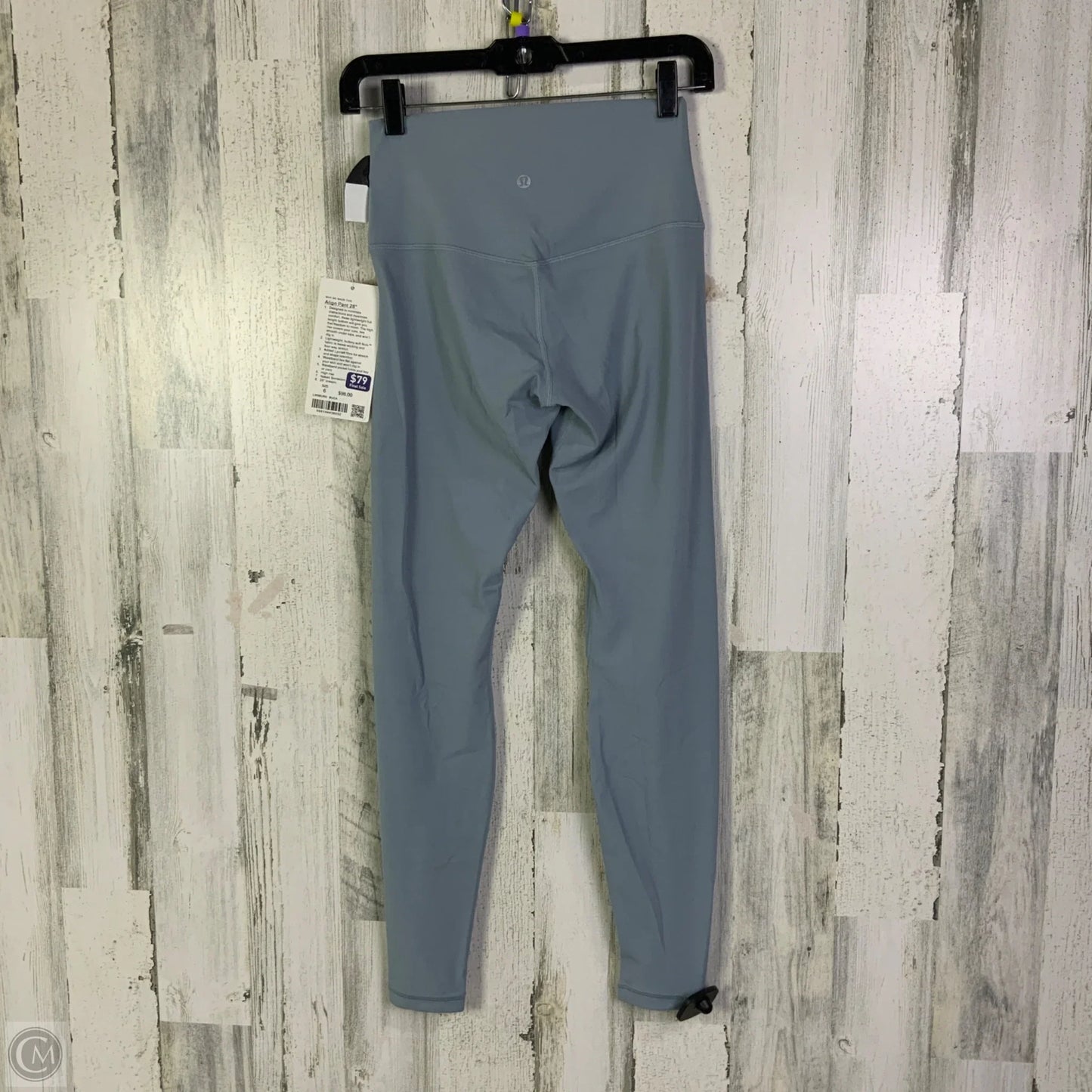 Athletic Leggings By Lululemon In Aqua, Size: 6
